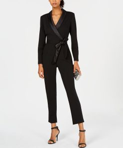 Adrianna Papell Tuxedo Jumpsuit