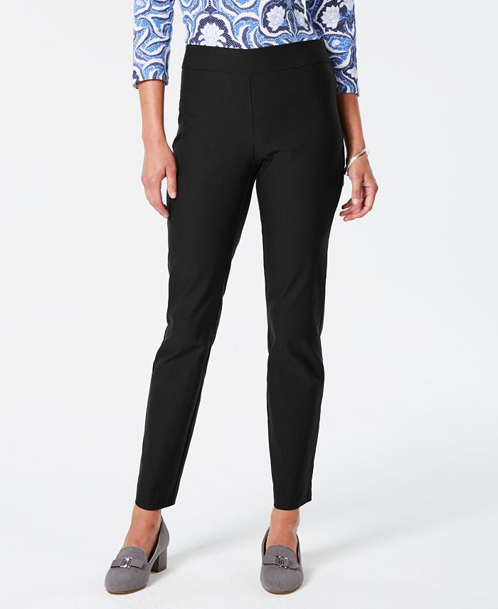Charter Club Women's Skinny Tummy-Control Pants, Created For Macy's 1 Charter Club Women's Skinny Tummy-Control Pants, Created For Macy's