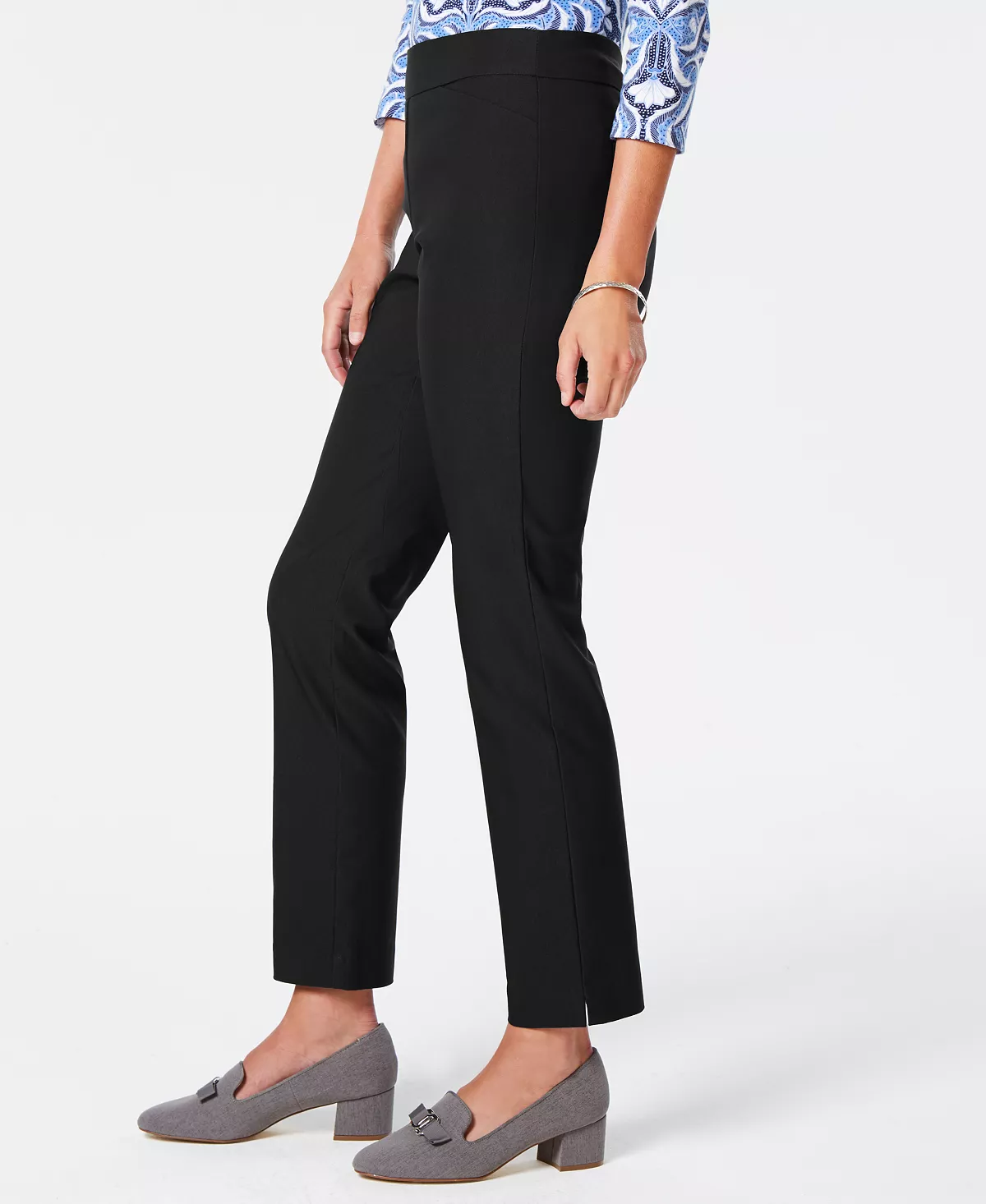 Charter Club Women's Skinny Tummy-Control Pants, Created For Macy's 4 Charter Club Women's Skinny Tummy-Control Pants, Created For Macy's - Image 4