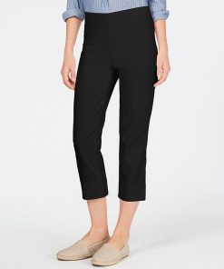 Charter Club Women's Chelsea Pull-On Tummy-Control Capris, Created For Macy's
