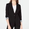 Bar III Women's One-Button Notch-Collar Blazer, Created For Macy's