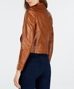 Michael Kors Leather Moto Jacket, Regular & Petite Sizes -CeCe cloth-shop 13839459 fpx