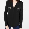 INC International Concepts Women's Zip-Pocket Blouse, Created For Macy's