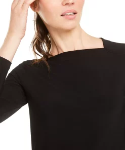 Anne Klein 3/4-Sleeve Top -CeCe cloth-shop 14384746 fpx