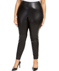 Vince Camuto Plus Size Faux-Leather Leggings