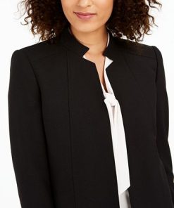 Anne Klein Star-Collar Open-Front Blazer 2 Anne Klein Star-Collar Open-Front Blazer -CeCe cloth-shop 15605150 fpx