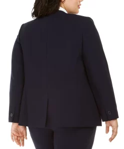 Bar III Trendy Plus Size Open-Front Blazer, Created For Macy's -CeCe cloth-shop 16181467 fpx