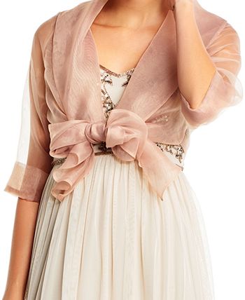 Organza Wrap Jacket Adrianna Papell Organza Wrap Jacket -CeCe cloth-shop