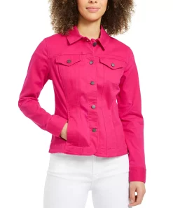 Charter Club Women's Denim Jacket, Created For Macy's 9 Charter Club Women's Denim Jacket, Created For Macy's -CeCe cloth-shop 16834616 fpx