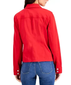 Charter Club Women's Denim Jacket, Created For Macy's 10 Charter Club Women's Denim Jacket, Created For Macy's -CeCe cloth-shop 16955661 fpx