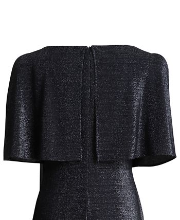 Metallic Cape Jumpsuit Connected Metallic Cape Jumpsuit -CeCe cloth-shop