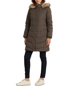 Lauren Ralph Lauren Hooded Down Coat, Created For Macy's