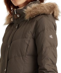 Lauren Ralph Lauren Hooded Down Coat, Created For Macy's -CeCe cloth-shop 17679346 fpx