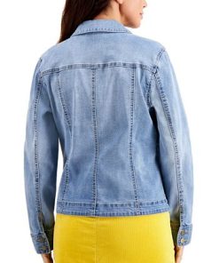 Charter Club Women's Denim Jacket, Created For Macy's 2 Charter Club Women's Denim Jacket, Created For Macy's -CeCe cloth-shop 17774454 fpx