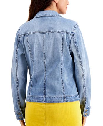 Women's Denim Jacket, Created For Macy's Charter Club Women's Denim Jacket, Created For Macy's -CeCe cloth-shop