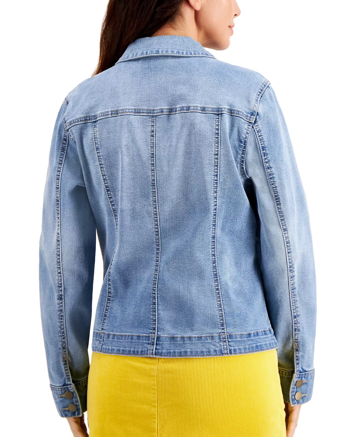 Women's Denim Jacket, Created For Macy's Charter Club Women's Denim Jacket, Created For Macy's -CeCe cloth-shop