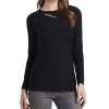 Vince Camuto Women's Sparkle Jersey Cutout Top