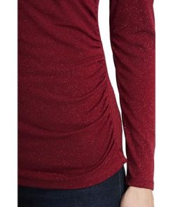 Vince Camuto Women's Sparkle Jersey Cutout Top -CeCe cloth-shop 18199166 fpx