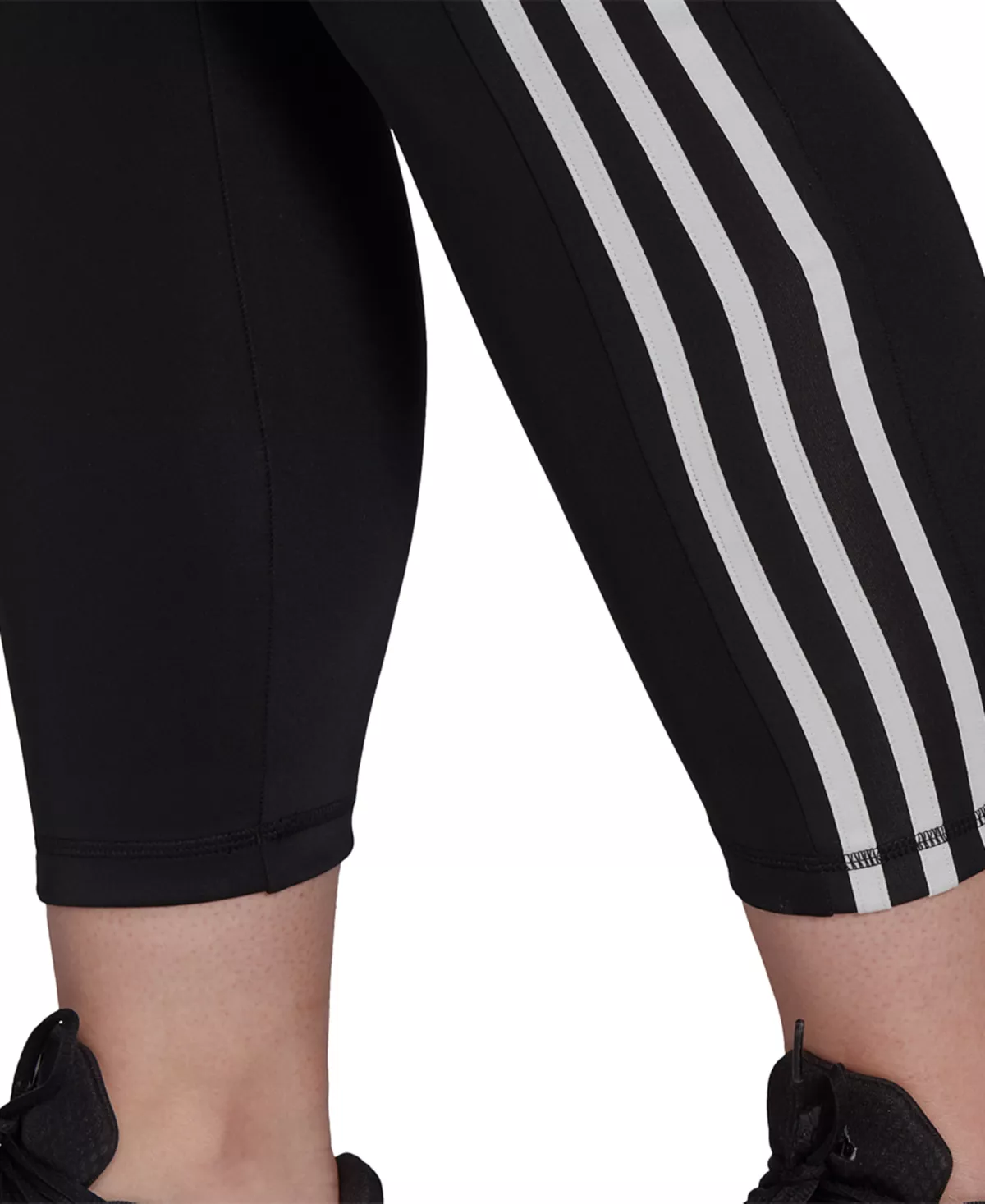 ADIDAS Plus-Size Designed 2 Move High-Rise 3-Stripes 7/8 Sport Tights 6 ADIDAS Plus-Size Designed 2 Move High-Rise 3-Stripes 7/8 Sport Tights - Image 6