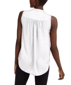 Alfani Women's Satin V-Neck Tank Top, Created For Macy's -CeCe cloth-shop 18551496 fpx