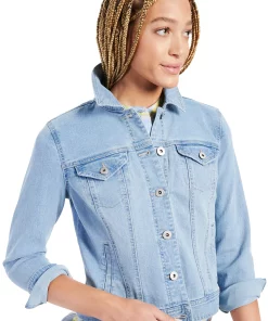 Style & Co Assic Denim Jacket, Created For Macy's -CeCe cloth-shop 18551837 fpx