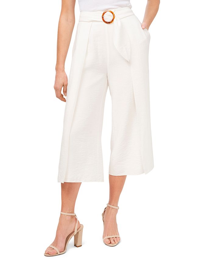 Wide-Leg Belted Pants CeCe Wide-Leg Belted Pants -CeCe cloth-shop