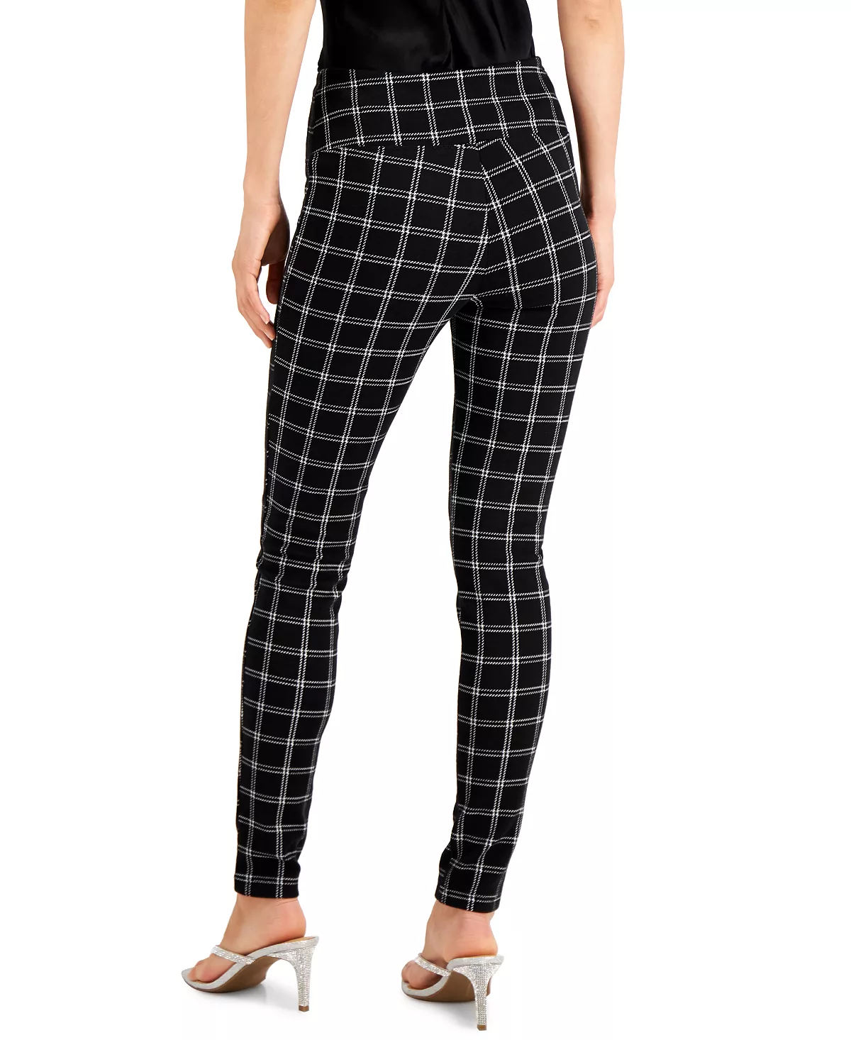 INC International Concepts Plaid Leggings, Created For Macy's - Image 3