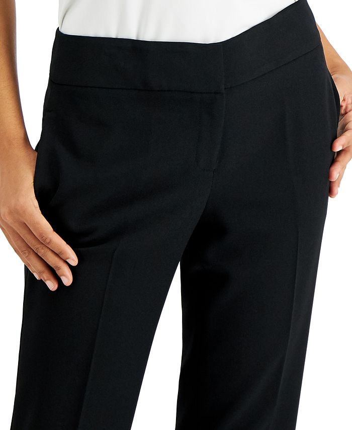 Women's Slim Straight-Leg Modern Trousers Kasper Women's Slim Straight-Leg Modern Trousers -CeCe cloth-shop
