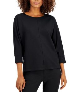 Anne Klein Boat-Neck Dolman-Sleeve Top