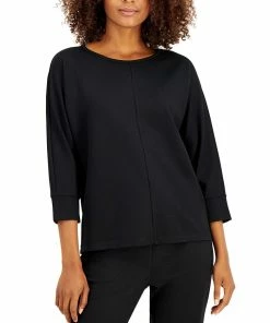 Anne Klein Boat-Neck Dolman-Sleeve Top