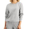 Karen Scott Crew Neck Fleece Sweatshirt, Created For Macy's