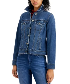Style & Co Assic Denim Jacket, Created For Macy's -CeCe cloth-shop 19649863 fpx