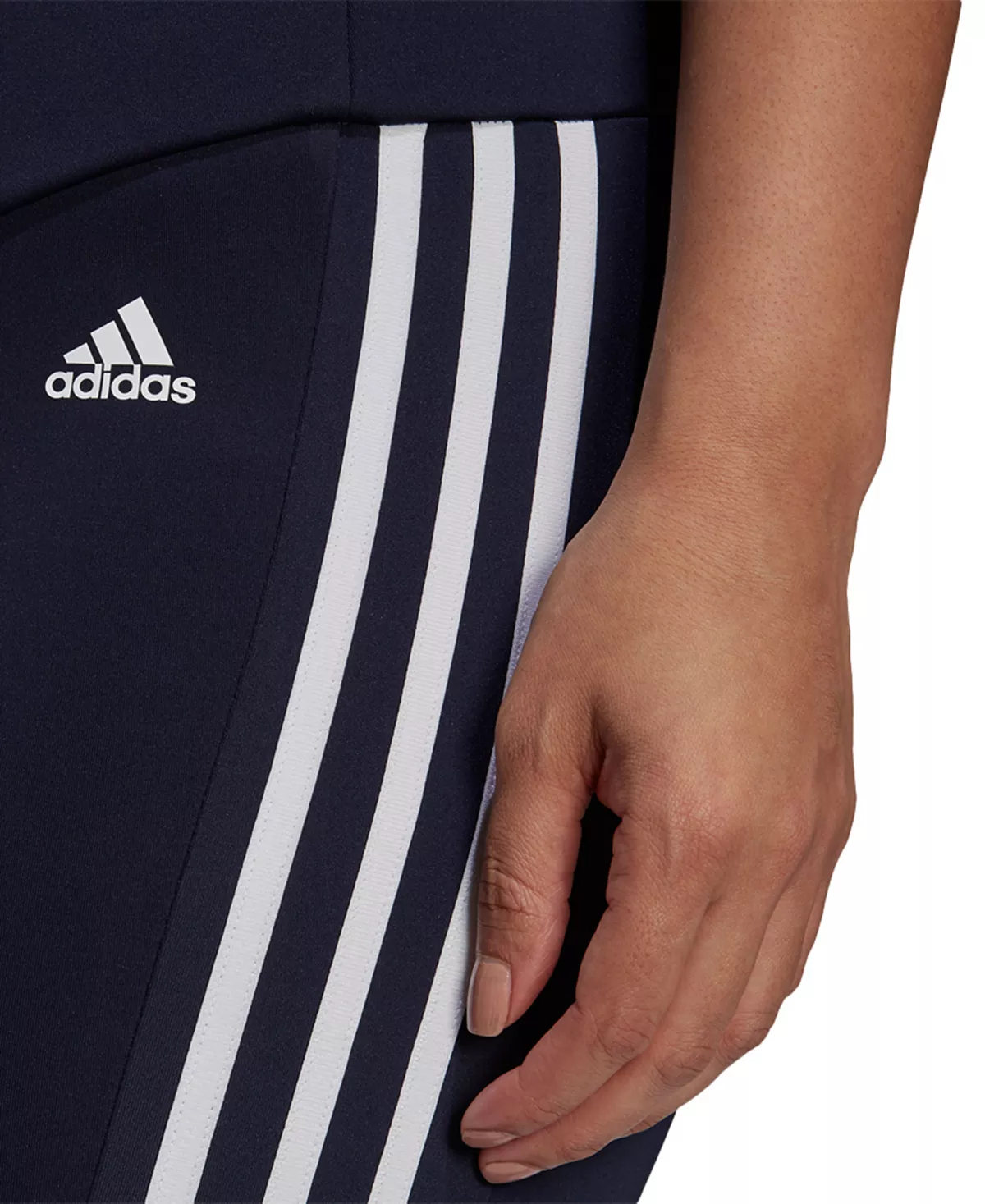 ADIDAS Plus-Size Designed 2 Move High-Rise 3-Stripes 7/8 Sport Tights 7 ADIDAS Plus-Size Designed 2 Move High-Rise 3-Stripes 7/8 Sport Tights - Image 7