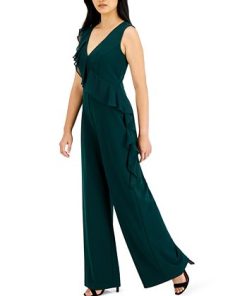 Connected Ruffled Jumpsuit 2 Connected Ruffled Jumpsuit -CeCe cloth-shop 19714257 fpx