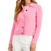 Charter Club Women's Cropped Sweater Blazer, Created For Macy's
