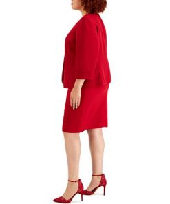 Kasper Plus Size Open Front Blazer 2 Kasper Plus Size Open Front Blazer -CeCe cloth-shop 19885852 fpx