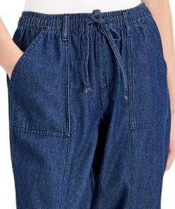 Karen Scott Denim Charlie Capri Pants, Created For Macy's -CeCe cloth-shop 19946263 fpx