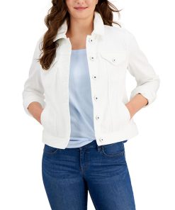 Style & Co Assic Denim Jacket, Created For Macy's