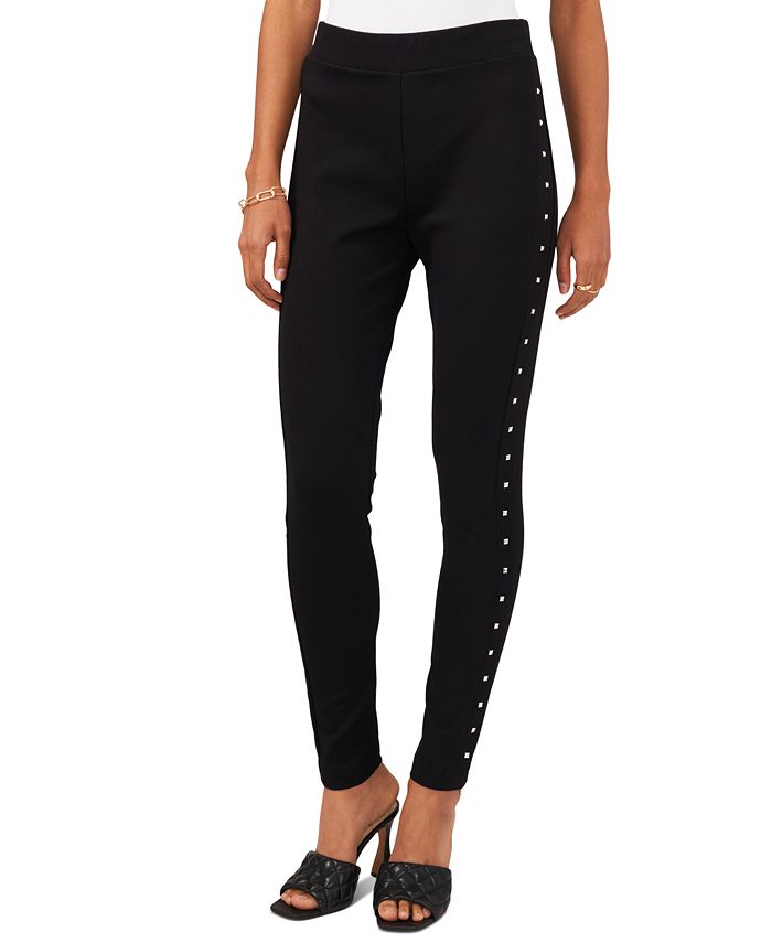 Studded High-Rise Leggings Vince Camuto Studded High-Rise Leggings -CeCe cloth-shop
