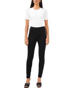 Vince Camuto Studded High-Rise Leggings 2 Vince Camuto Studded High-Rise Leggings -CeCe cloth-shop 20195731 fpx