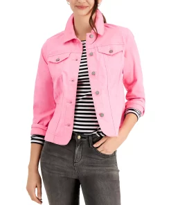 Charter Club Women's Denim Jacket, Created For Macy's 11 Charter Club Women's Denim Jacket, Created For Macy's -CeCe cloth-shop 20242158 fpx