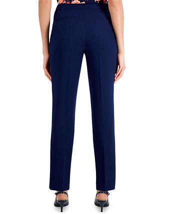 Kasper Slim Straight-Leg Pants 2 Kasper Slim Straight-Leg Pants - Image 2