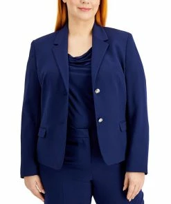 Kasper Plus Size Two-Button Blazer