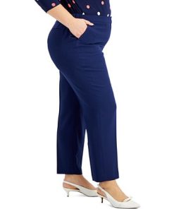 Kasper Plus Size Straight-Leg Pants -CeCe cloth-shop 20597573 fpx