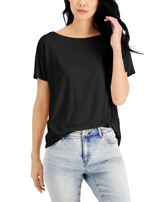 Women's Dolman-Sleeve Top, Created For Macy's INC International Concepts Women's Dolman-Sleeve Top, Created For Macy's -CeCe cloth-shop
