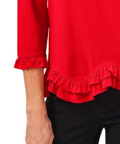 CeCe Ruffle-Hem Top 2 CeCe Ruffle-Hem Top -CeCe cloth-shop 20665530 fpx