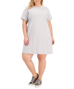 ID Ideology Plus Size T-Shirt Dress, Created For Macy's