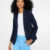 Bar III Women's Notch-Collar Single Button Blazer, Created For Macy's