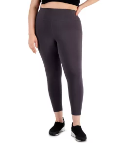 ID Ideology Plus Size 7/8 Leggings, Created For Macy's