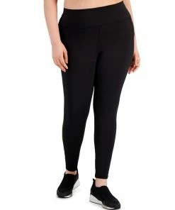ID Ideology Plus Size Side-Pocket Full-Length Legging, Created For Macy's